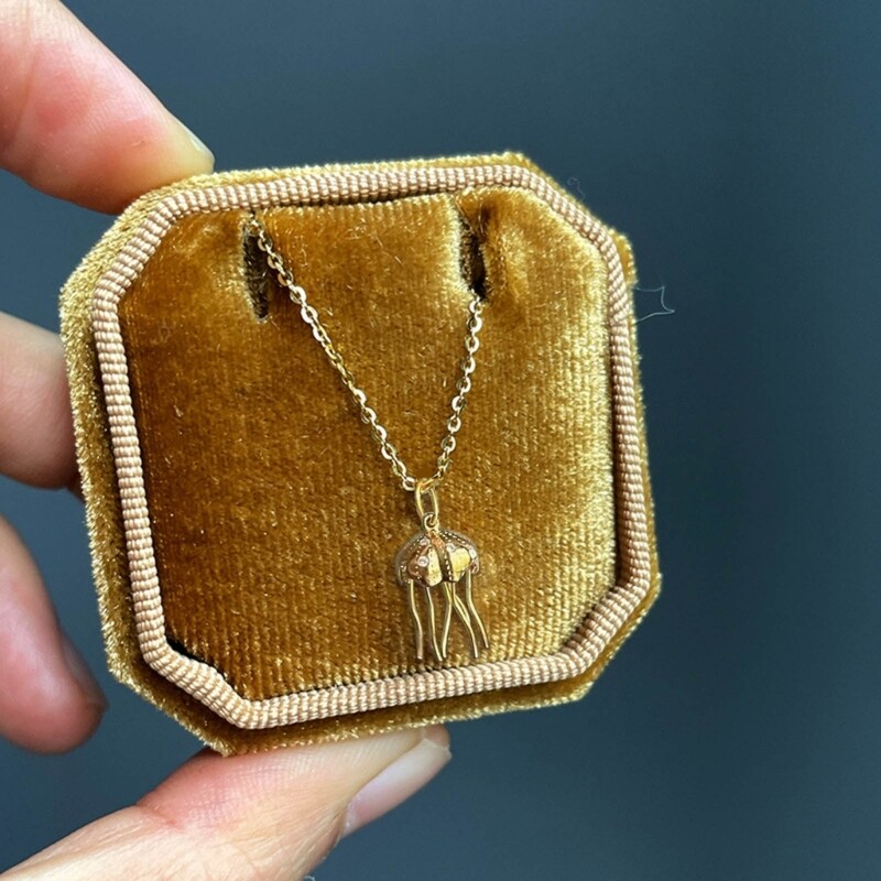 Ожерелье с осьминогом медузой жемчугом для женщин шикарная полностью подобранная регулируемая цепочка