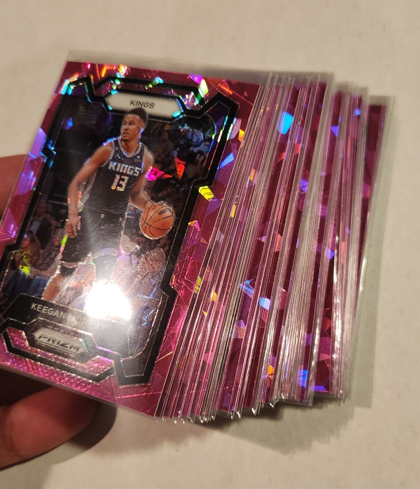 2023-24 NBA Panini Prizm Pink Cracked Ice Complete Your Set (1-150)