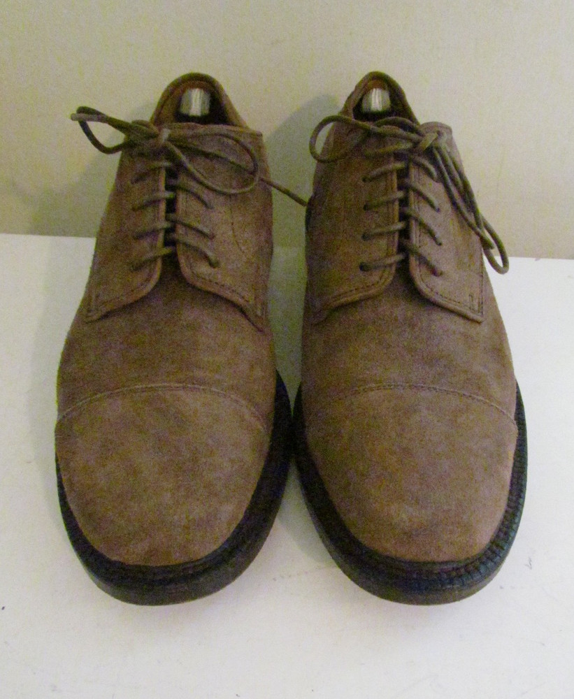 Officine Creative Harvard  Men's Brown Suede Derby Shoes Size 44