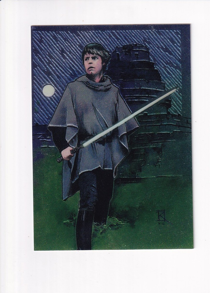 1996 Finest Star Wars #2 Luke Skywalker