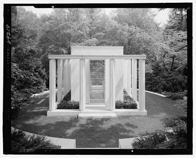 North Tarrytown, Lasker Mausoleum, Sleepy Hollow Cemetery, New York. Entrance