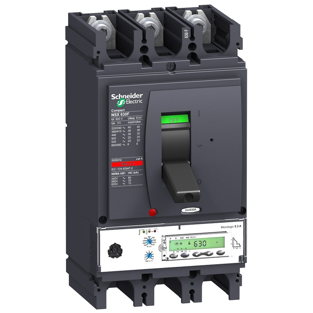 Schneider LV432899 - 3P3D MICROLOGIC 5.3 A 630A NSX630N