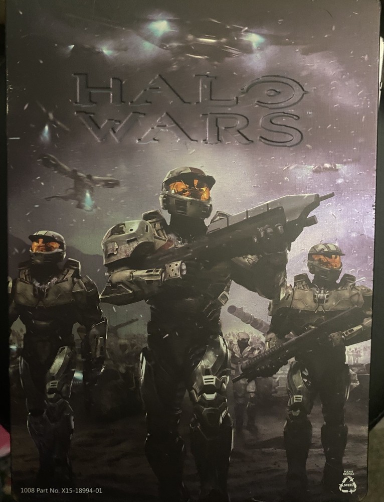 Halo Wars Limited Edition Steel Book Xbox 360 CIB