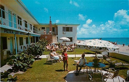 FL, Hollywood Beach, Florida, Peter Lee Apartments, Dexter Press No. 14771-B