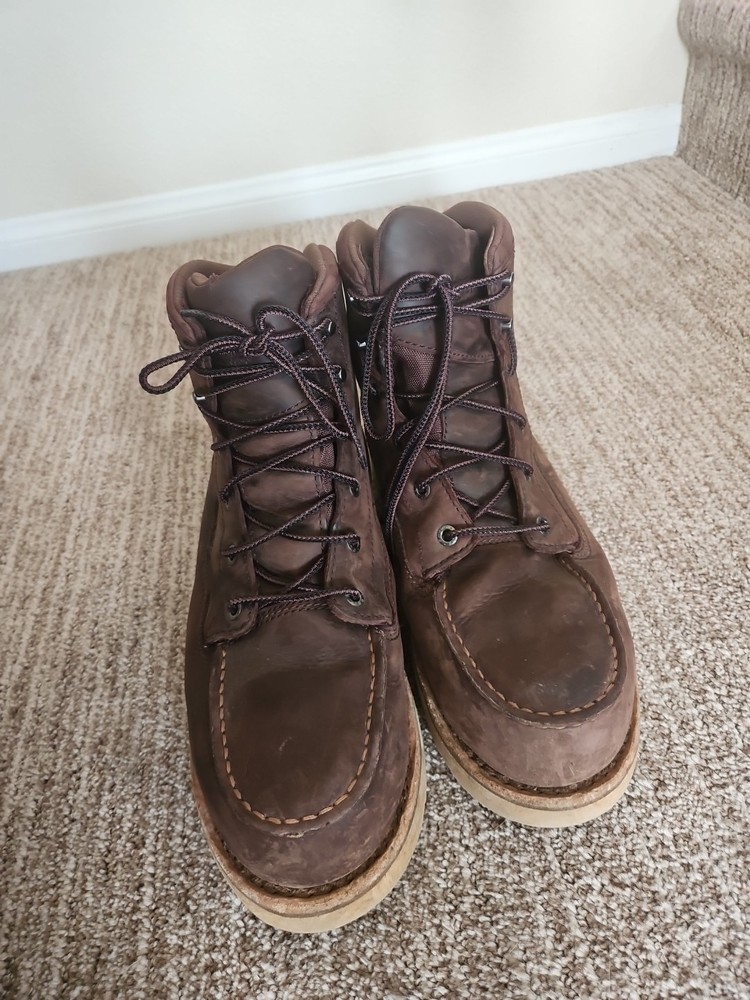 Men's Redwing Traction Tred Lite Work Boots Size US 9.5 Stock No 2449