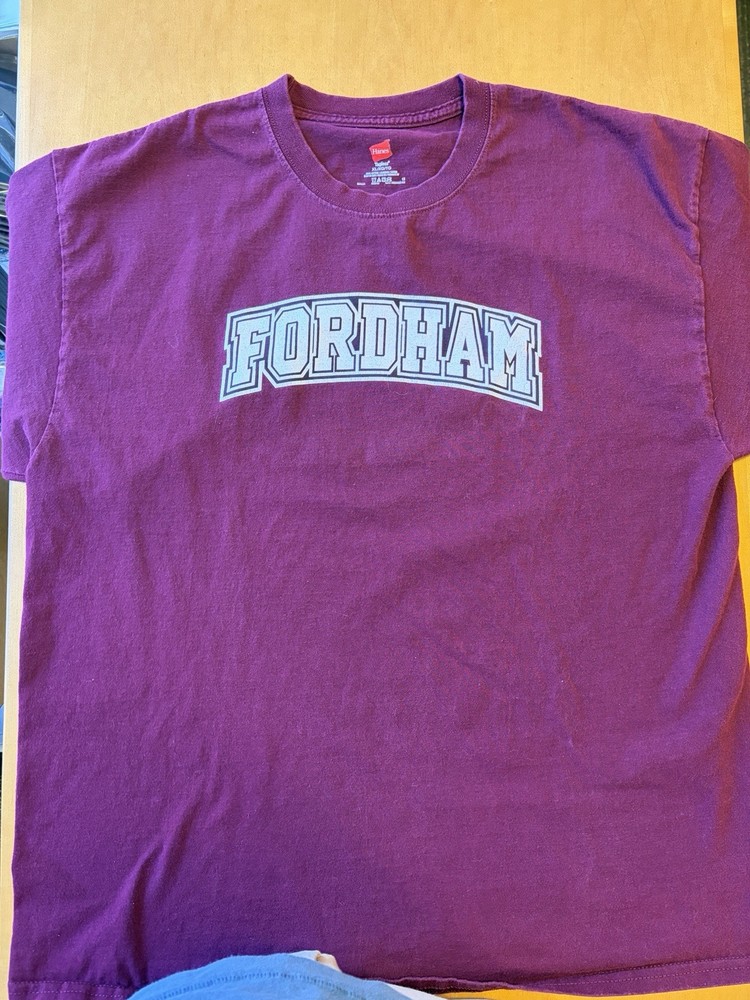 Fordham University Rams T Shirt XL Maroon NCAA College Graphic Tee Ram Fan 1841