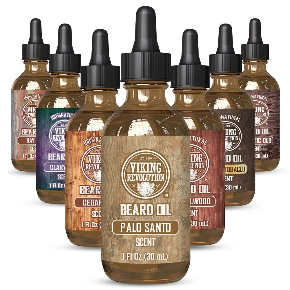 Palo Santo Beard Oil for Men with Argan and Jojoba Oils