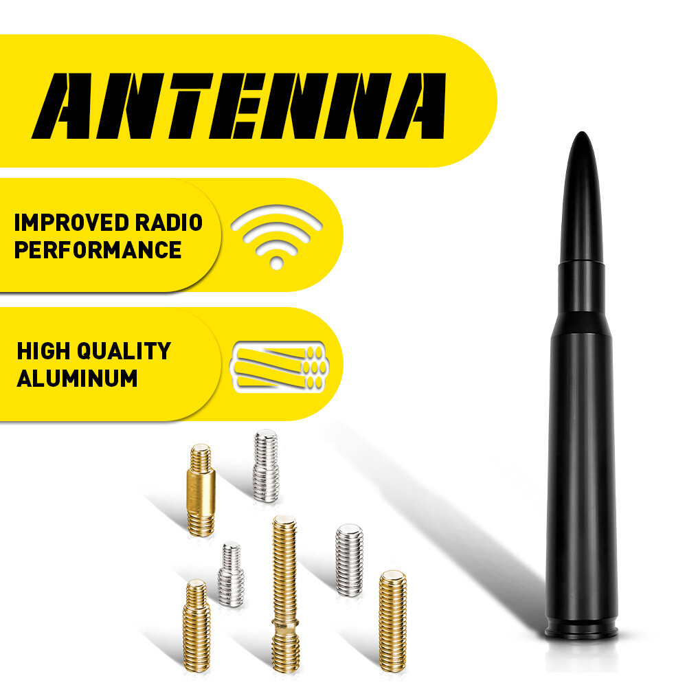 4.25 inch Black Antenna Mast Power for DODGE RAM & RAM 1500 2500 3500 09-23 New