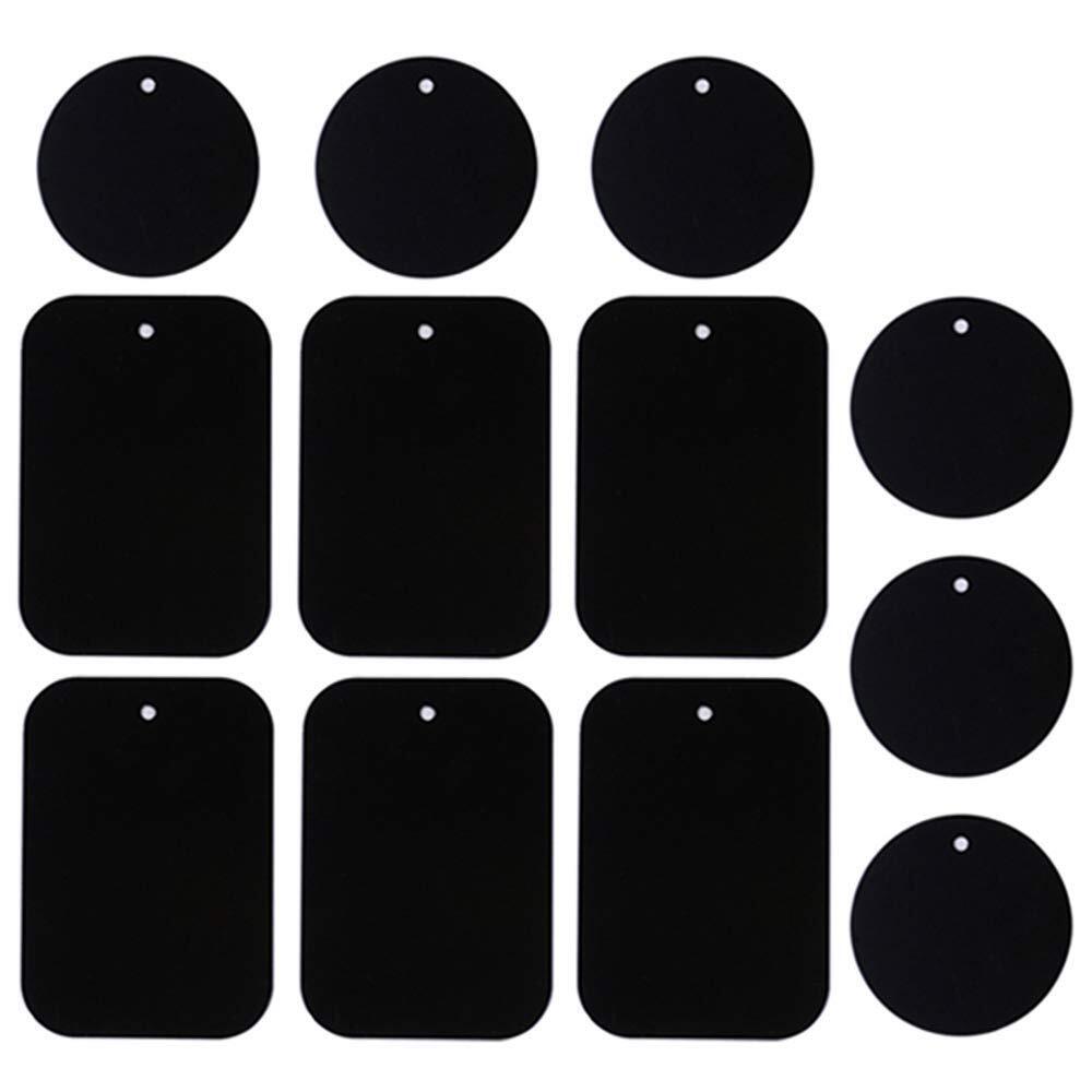 Smartphones Metal Plate 12 Pack for Phone Car Mount Holder Cradle with 3M Adh...