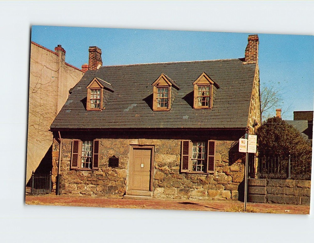 Postcard Edgar Allan Poe Shrine Richmond Virginia USA