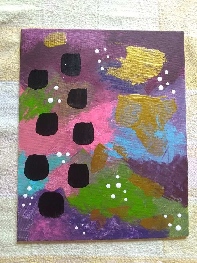 Original Abstract Art made by Meagan Gross owner of King's Fire Graphics.-image