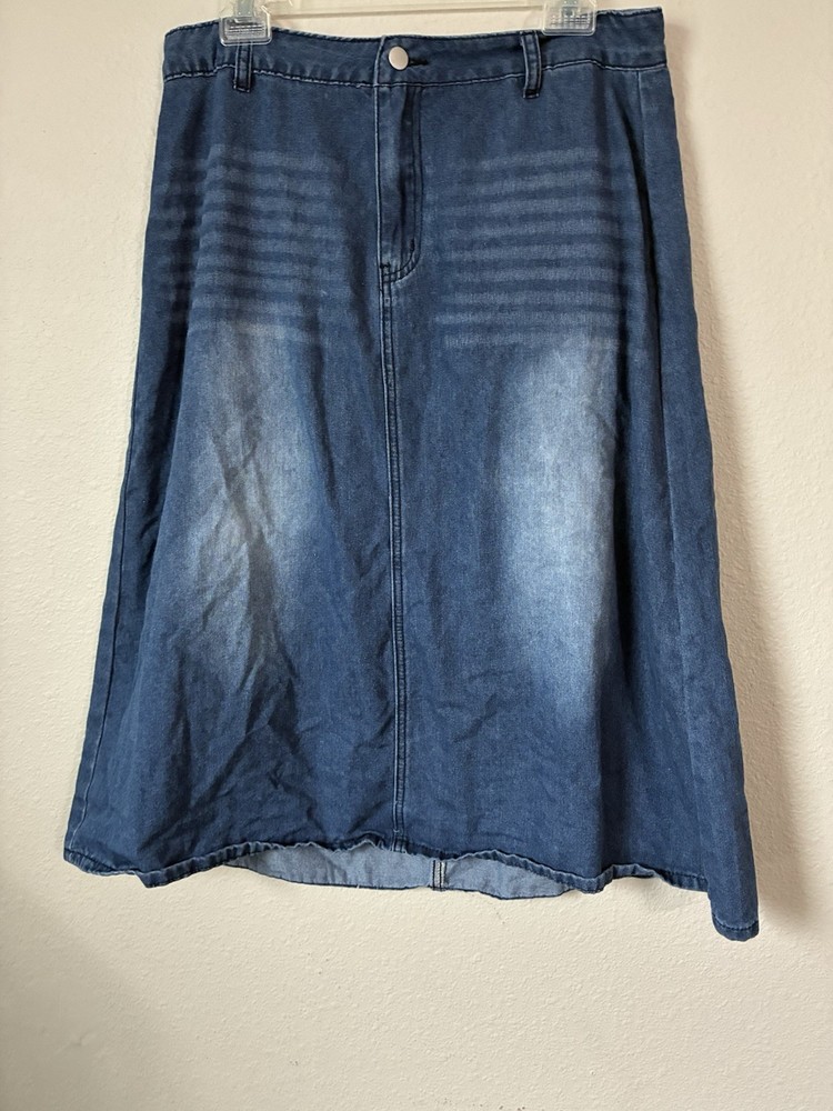 Unbranded Women’s Blue Jean Skirt Size Xl