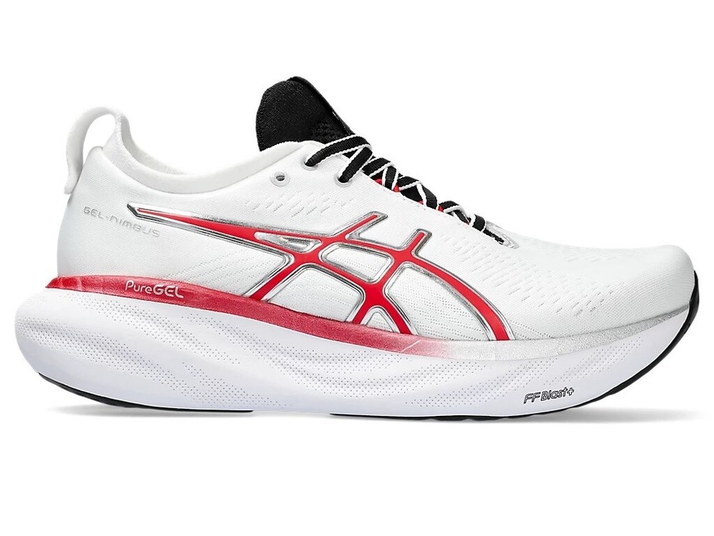 Women Asics Gel-Nimbus 25 Anniversary Running Shoes Size 7.5 White 1012B563 100