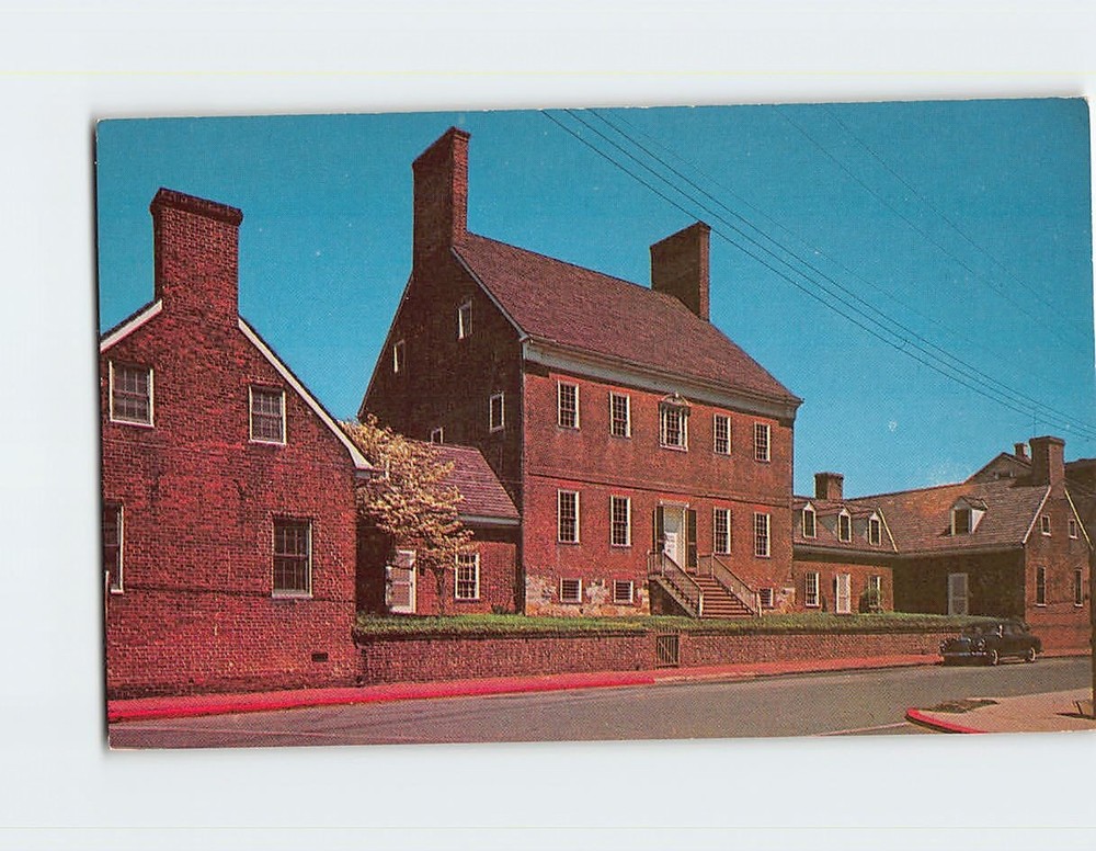 Postcard Brice-Wohl House Annapolis Maryland