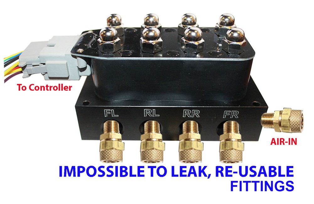 Air Ride Suspension Manifold Valve 3/8