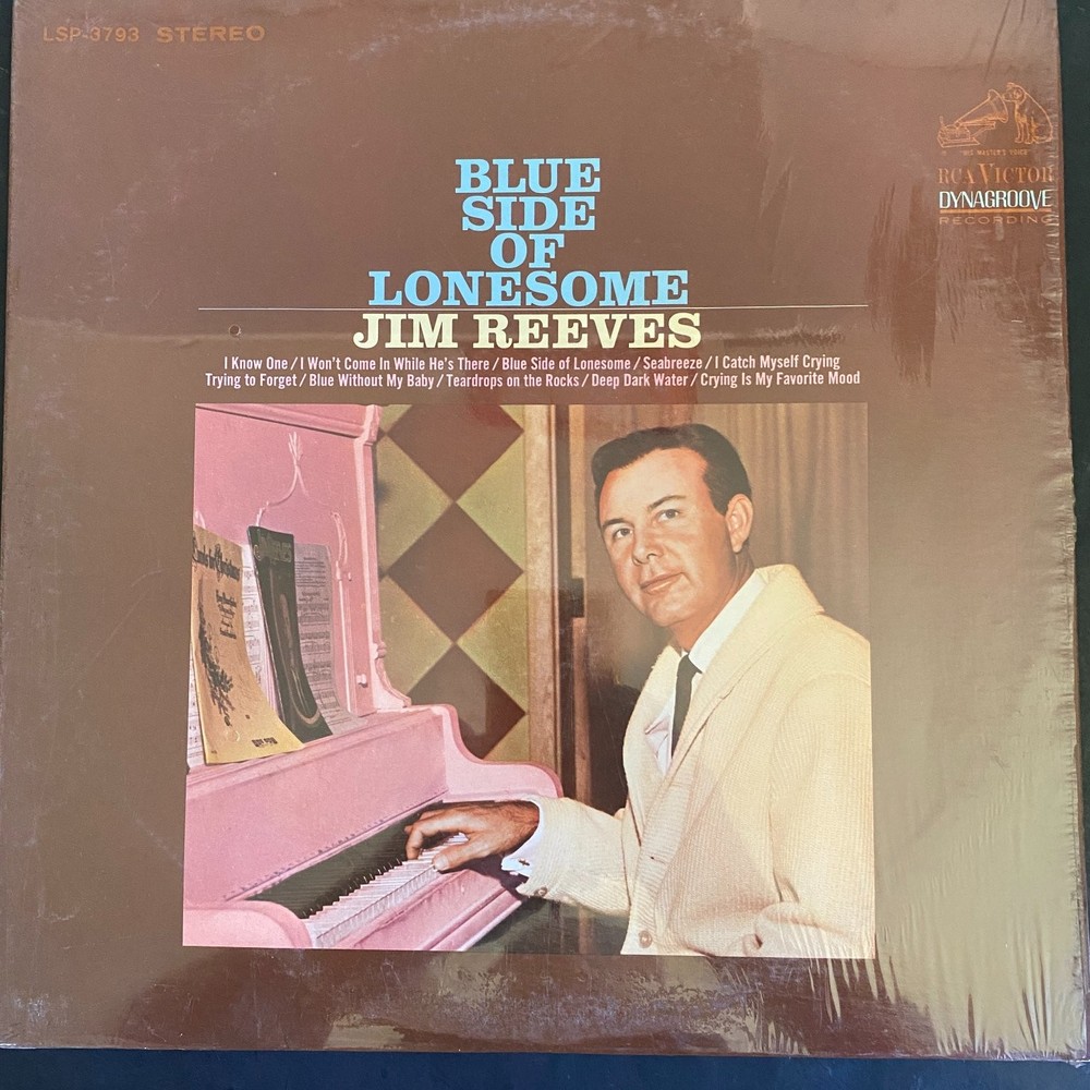 Jim Reeves – Blue Side Of Lonesome LP 1967 RCA Victor Dynagroove Country 33 RPM