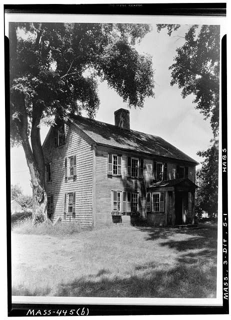 Tulip Tree House,Dighton,Bristol County,MA,Massachusetts,HABS,Historic Survey