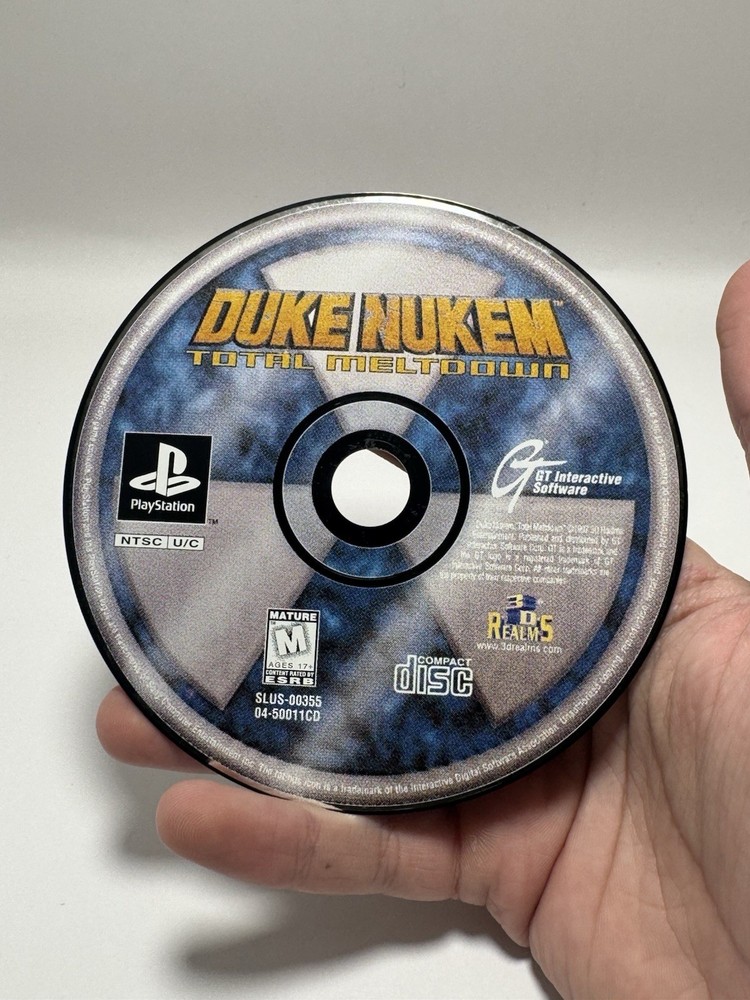 Duke Nukem: Total Meltdown (PlayStation 1, PS1) DISC ONLY