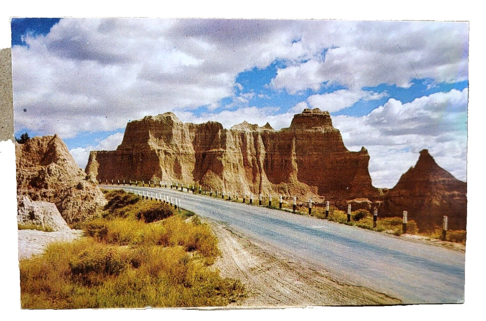 The Castle on Cedar Pass Bad Lands National Monument South Dakota
