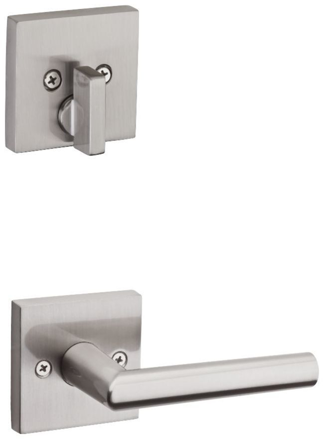 Kwikset 971MILSQTV1 Milan Lever Single Cylinder Interior Pack - Nickel