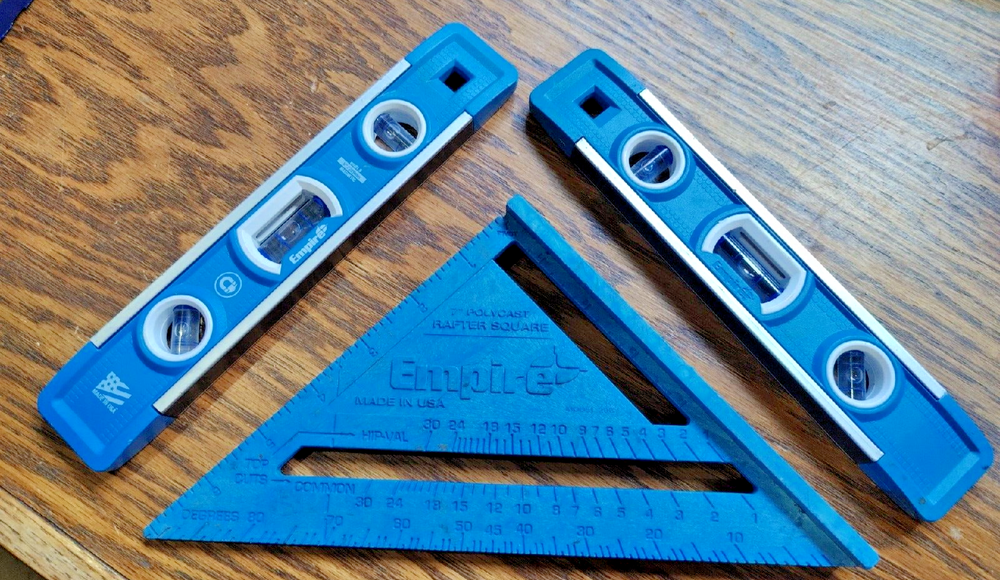 TWO Empire EM81.9 9-Inch Magnetic Aluminum Torpedo Level & a 7