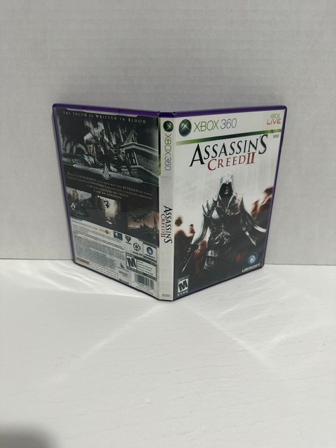 Assassin's Creed II 2 (Microsoft Xbox 360, 2009)  Missing Manual VG Condition
