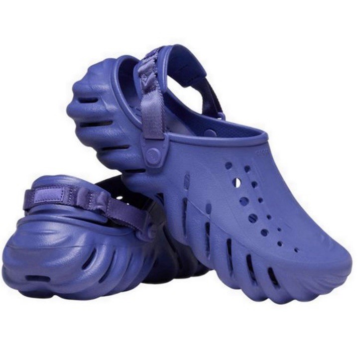 Crocs Echo Sapphire Blue Clog Shoes Comfort Slides Sandals Mens Size 11 NEW