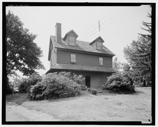 1. NORTH FRONT - House, U.S. Route 1 vicinity (moved to Bacton), Concordville,