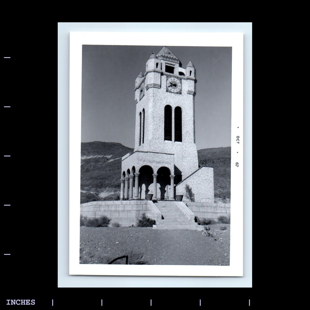 Vintage Photo CLOCK TOWER SCOTTYS CASTLE DEATH VALLEY 1962