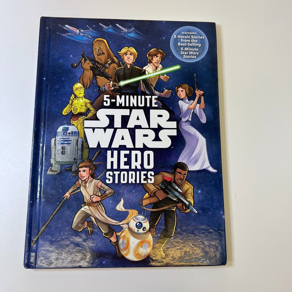 5-Minute Star Wars Hero Stories - Hardcover By Trey King 1st HC Edition