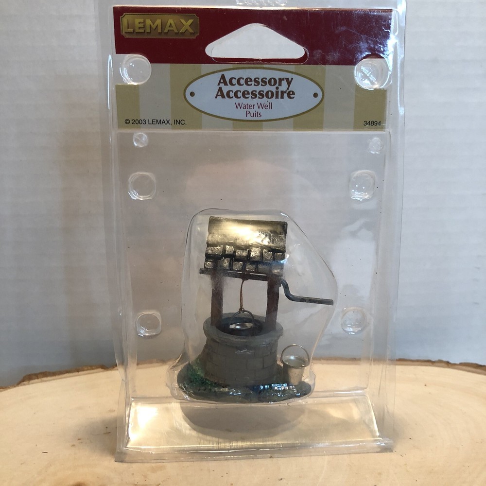 Vintage Lemax Water Well Village Accessory 34894 2003