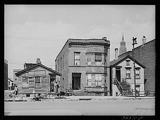 Photo:Housing in Negro section of Chicago, Illinois