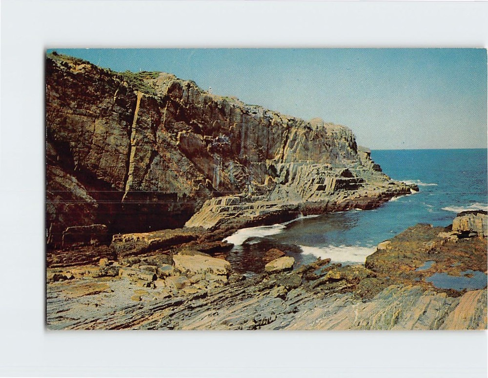 Postcard Bald Head Cliff York Maine USA