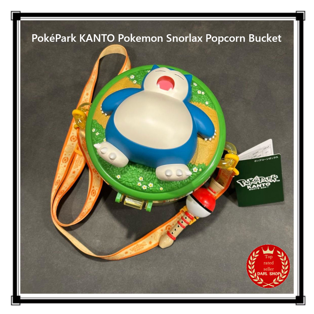 PokéPark KANTO Pokemon Snorlax Popcorn Bucket NEW JAPAN limited