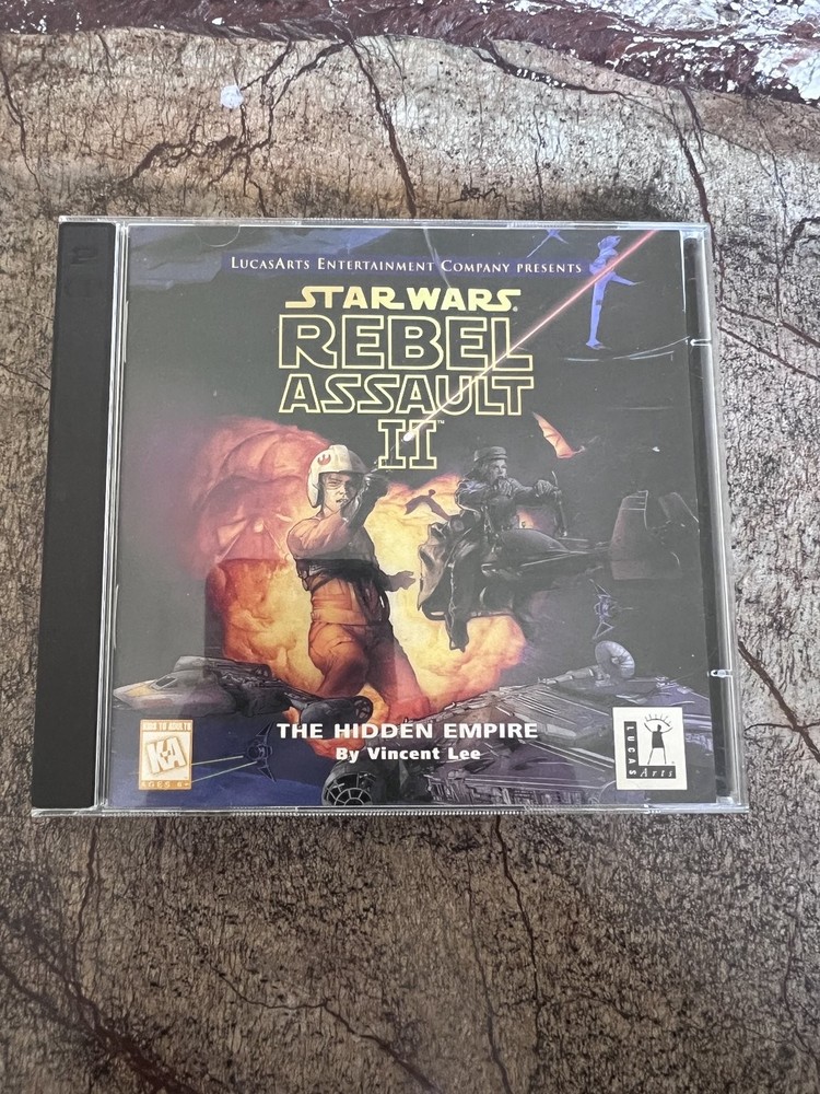Star Wars Rebel Assault II The Hidden Empire PC CD-ROM Video Game LucasArts