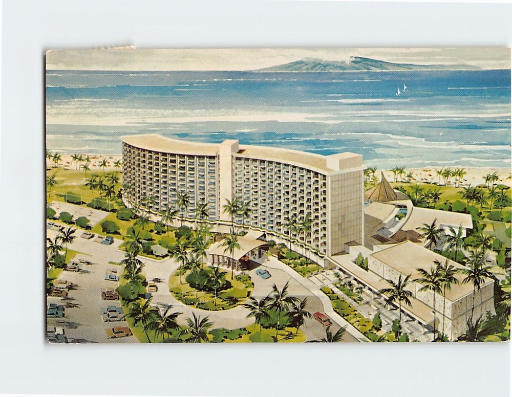 Postcard Maui Surf Kaanapali Beach Hawaii USA
