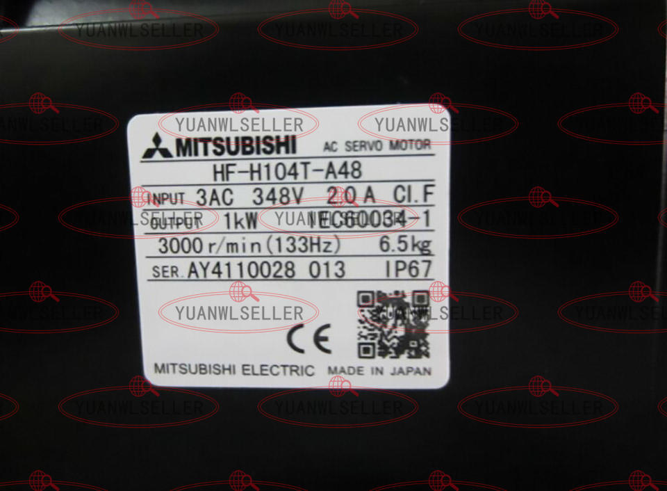 1Pc New Mitsubishi Servo Motor Hf-H104T-A48