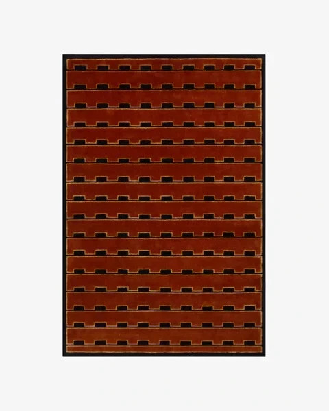 Red Style With design 100% Nz Wool Hand Tufted Rug Handmade Wool Rug Area Rug