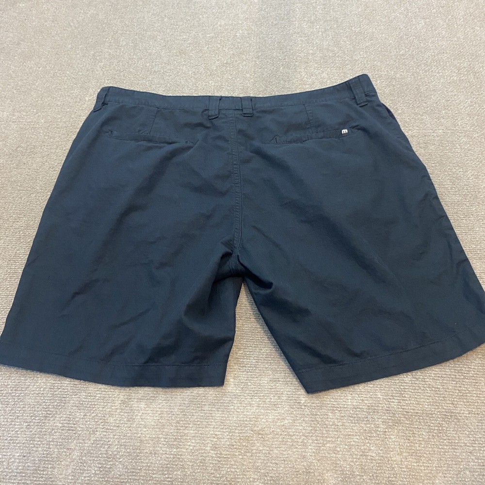 Travis Mathew Shorts Men's Size 40 Black Golf Cotton Rayon Spandex Performance