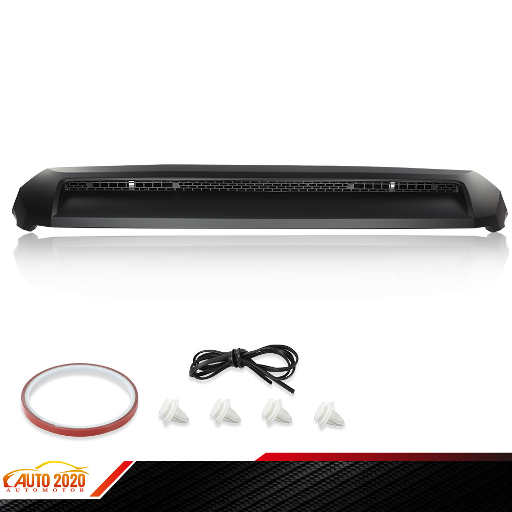 Fit For 2014-2021 Toyota Tundra Front Upper Hood Bulge Molding matte Black