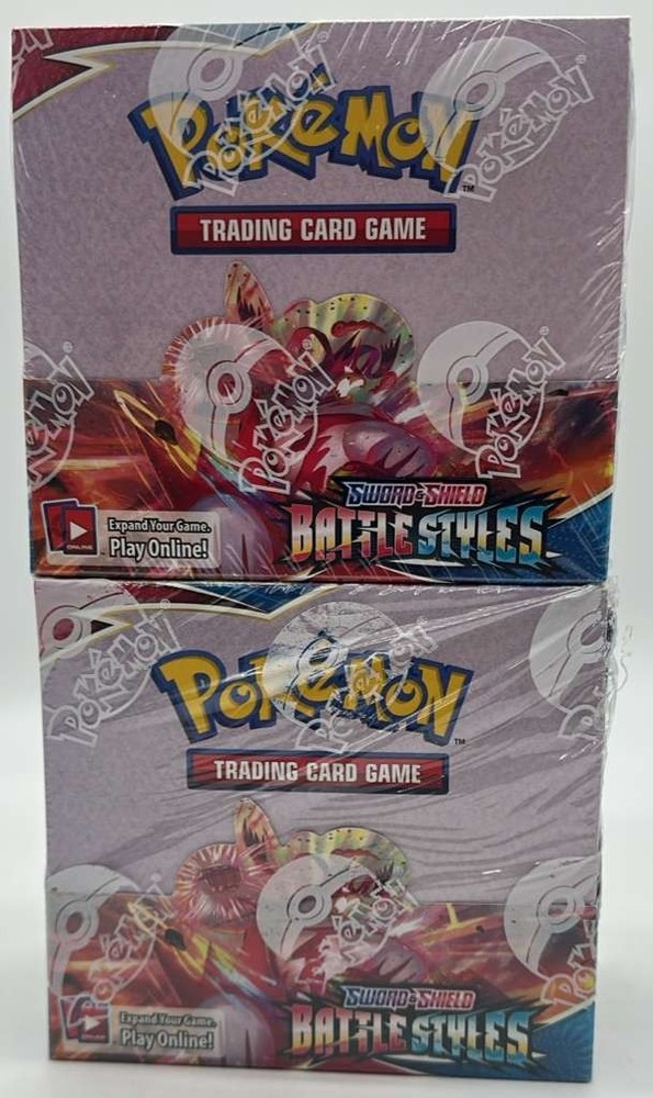 Lot of (2) Pokemon TCG Sword & Shield Battle Styles Booster Boxes SEALEDPROBSTEIN123 is actively accepting CONSIGNMENTS !!