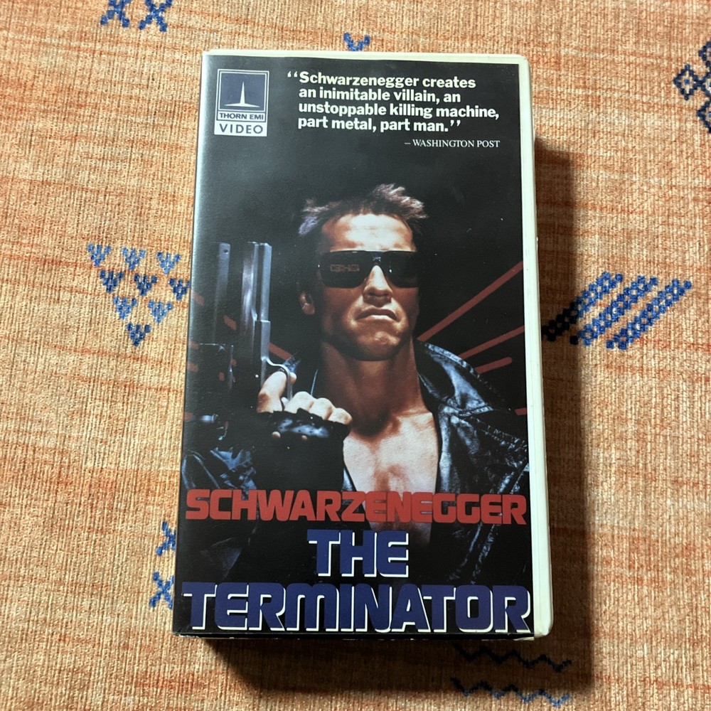 MINT!! The Terminator (VHS) Thorn EMI White Clamshell Release