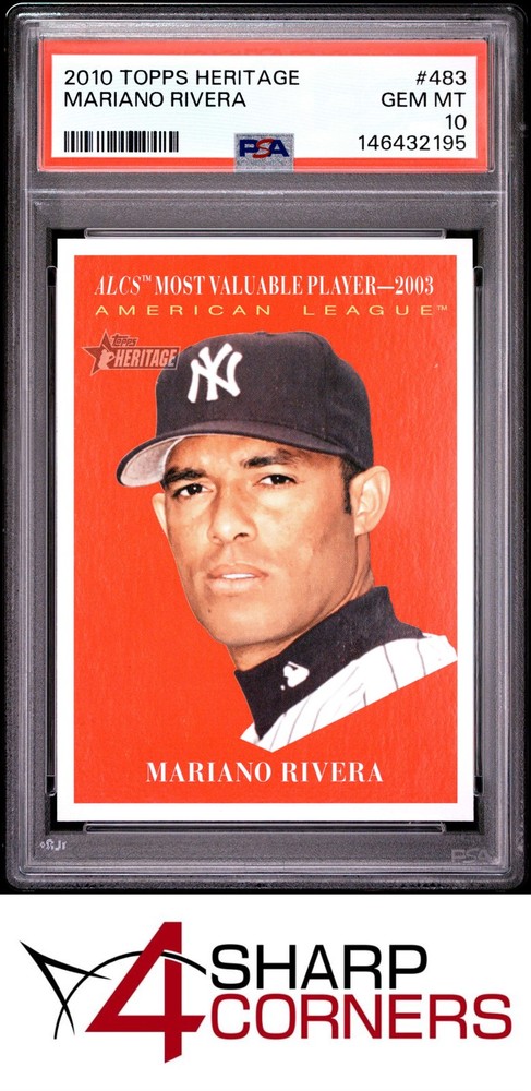 2010 Topps Heritage #483 Mariano Rivera Yankees Sp Hof Psa 10New cards listed daily! Check back often!