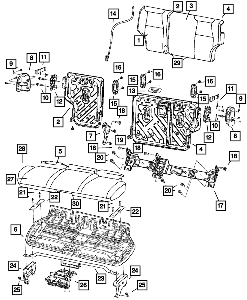 Genuine Mopar Cup-Holder 1BG491J8AA