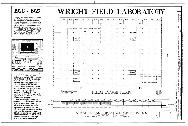 HAER OHIO,29-DAYT.V,1Q- (sheet 1 of 1) - Wright-Patterson Air Force Base, Area