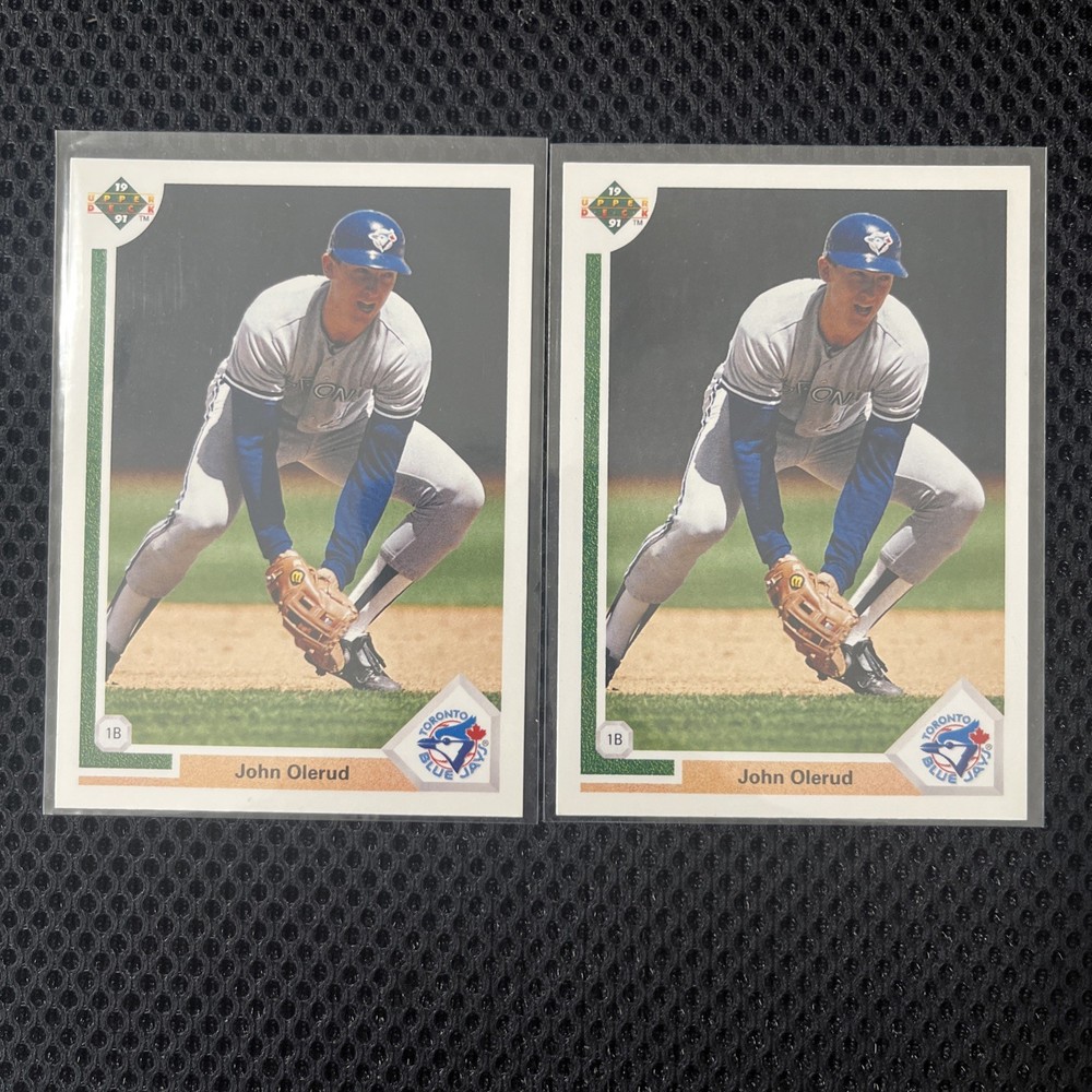 John Olerud 1991 Upper Deck Card Lot Of 2