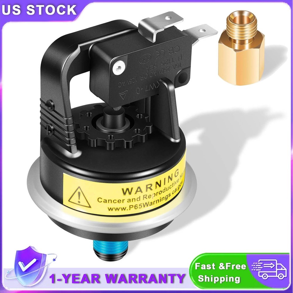 For Jandy/Zodiac/Laars/Teledyne Pool Heaters 2 PSI Air Pressure Switch R0013200