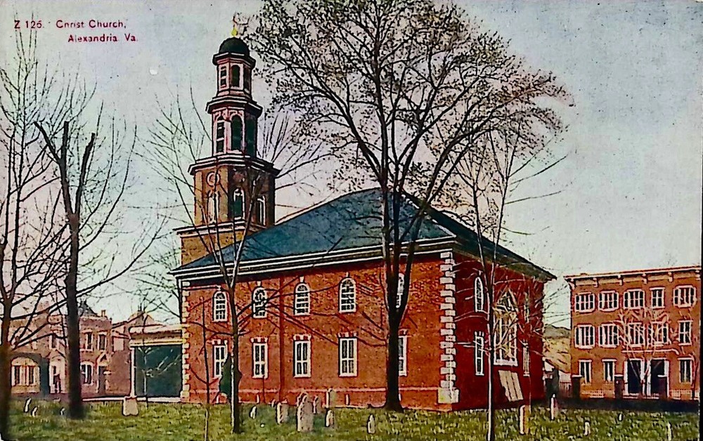 Christ Church, Alexandria, Virginia VA - Early 1900s Vintage Postcard
