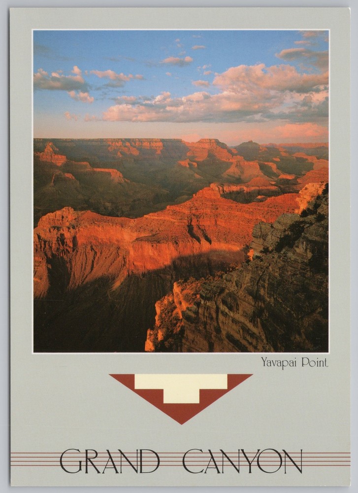 State View~Air View Grand Canyon From Yavapi Point~Continental Postcard