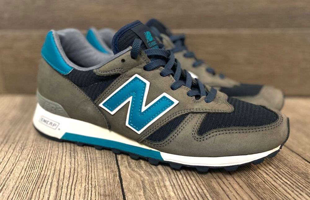 Rare. New Balance M1300MD Made in USA Moby Dick  Gray Navy  Teal Size US 9 1/2